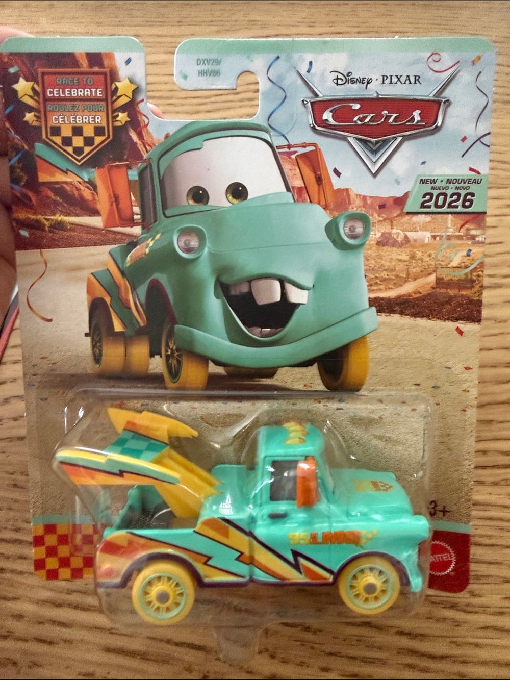 Disney Pixar Cars Race to Celebrate Mater Diecast Car 2026